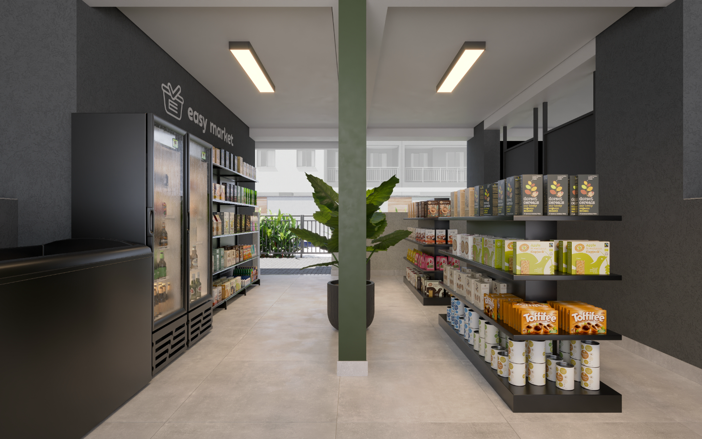 Foto do salão de festas do empreendimento One