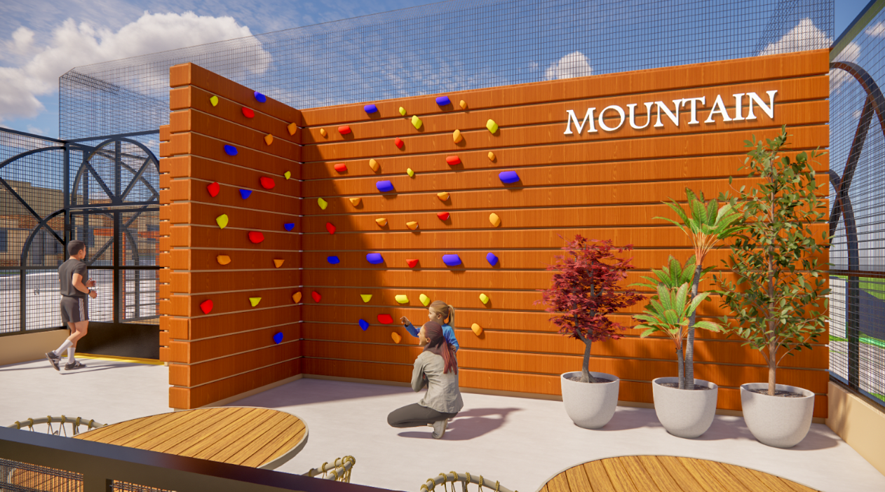 Foto do salão de festas do empreendimento One