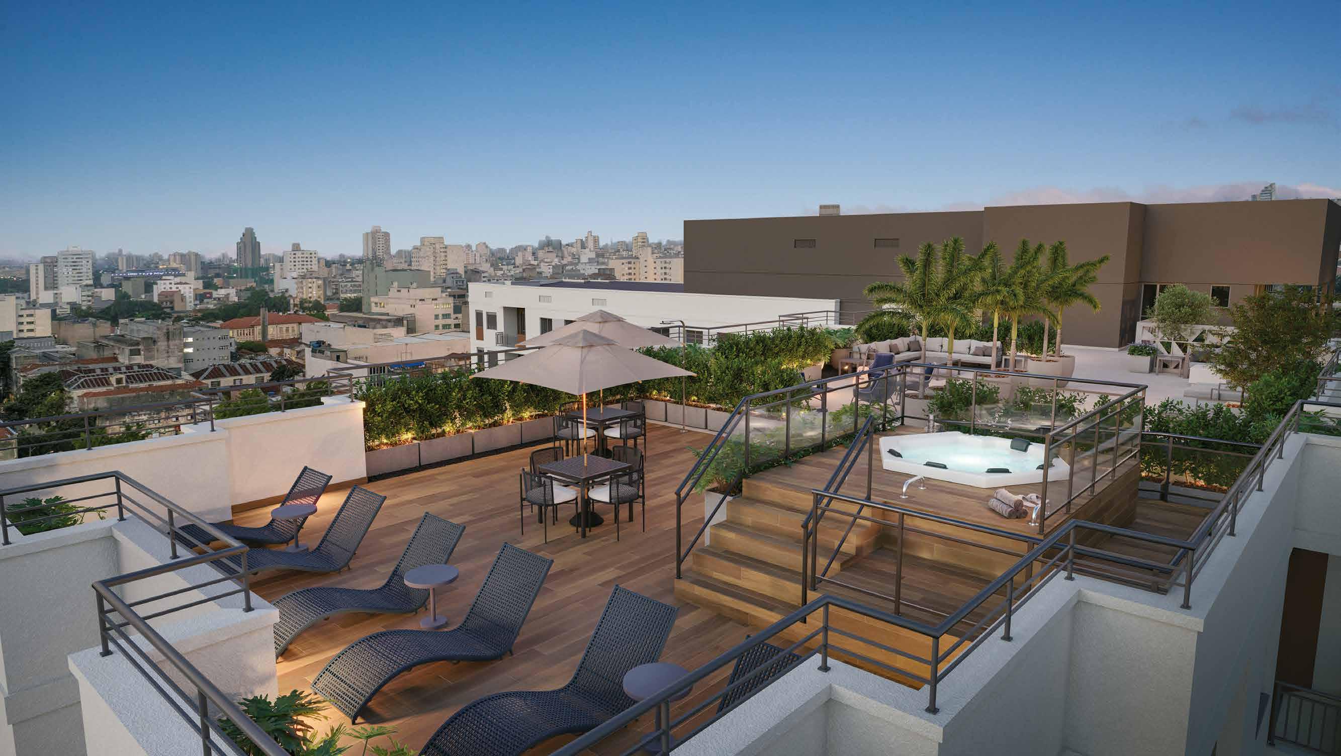 Foto do salão de festas do empreendimento One