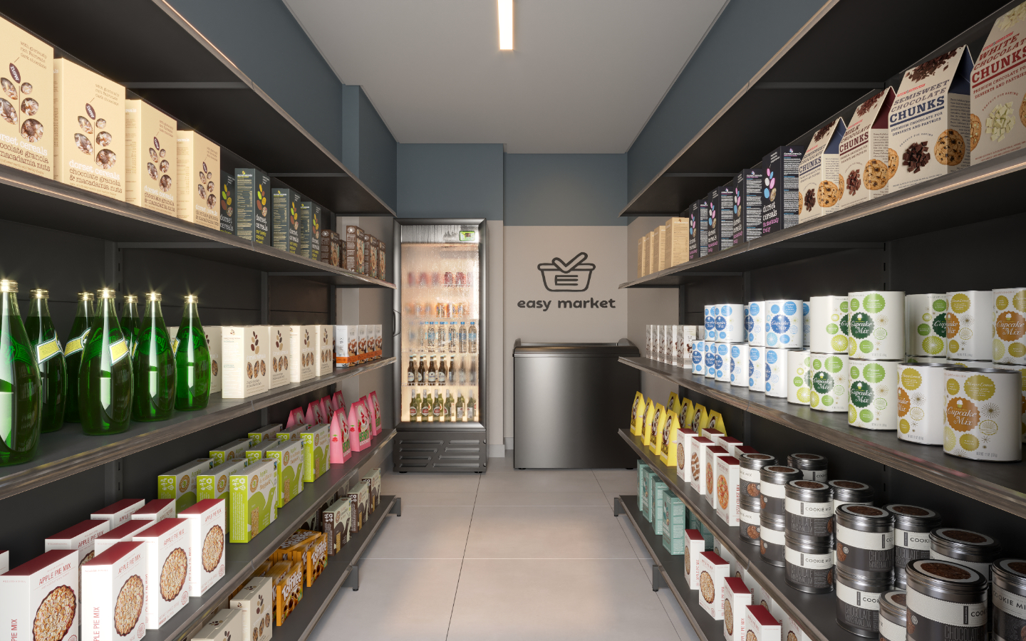 Foto do salão de festas do empreendimento One