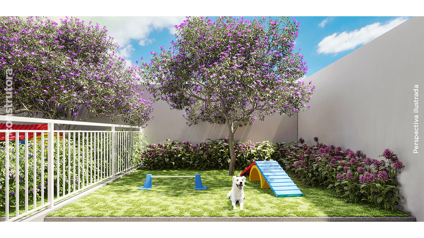 Foto do salão de festas do empreendimento One