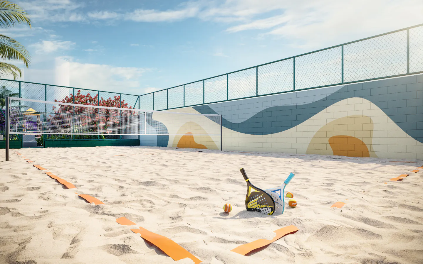 Foto do salão de festas do empreendimento One